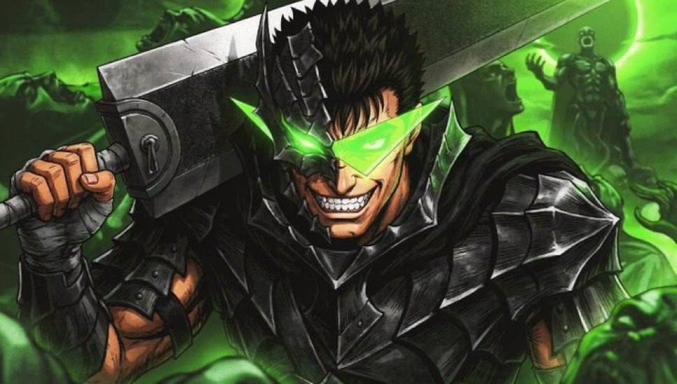 Berserk warrior in the $SWAG visor